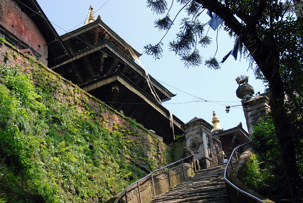 07 Kathmandu Valley Sankhu Entrance To Vajrayogini Temple Complex At Top Of Steps 